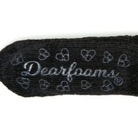 Dearfoams Chenille pleteni papuče čarapa