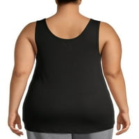 Ženska Rebrasta majica Plus Size + & + 3 pakiranja