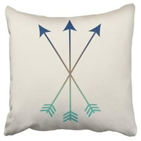 Strelice, moderna plemenska akvarelna umjetnost i plava jastučnica